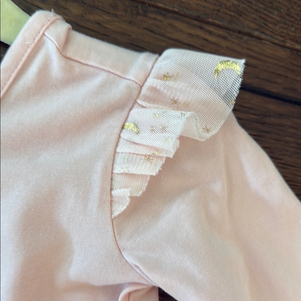 Pink Ruffled Kids Dress - Picture 2 of 3